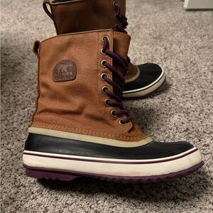 Sorel Waterproof Snow Lace Up Boots